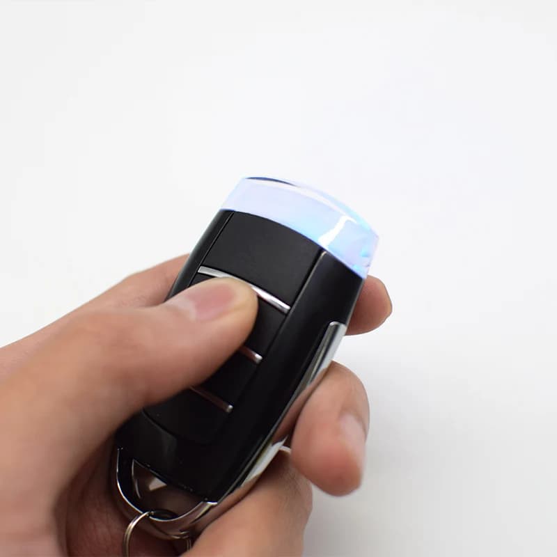 Contrôleur de porte de garage télécommandé, code d'apprentissage, alarme, contrôle de la lampe, batt