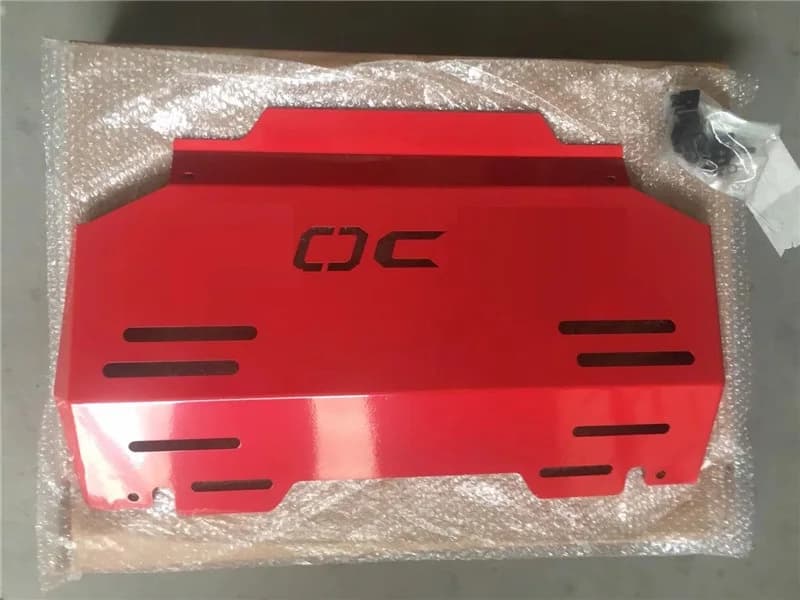 Protection de moteur d'exterieur automatique, couvercle de descente de base avant en acier mat, adap