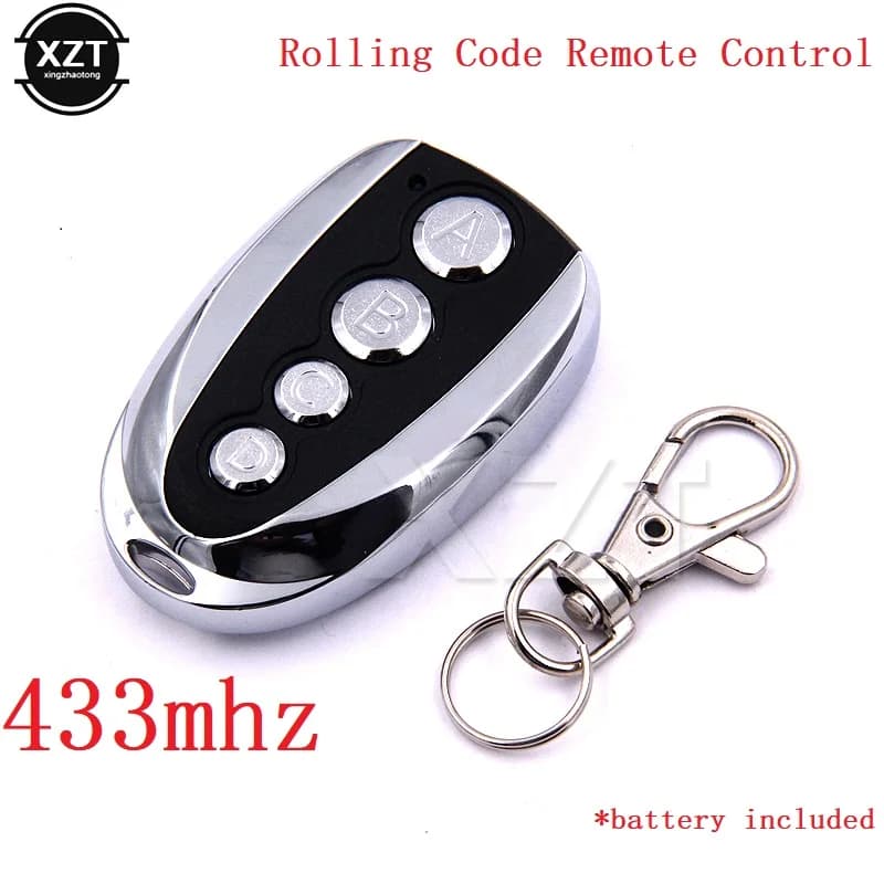 Belle télécommande universelle de porte de garage 433MHZ, ouvre-porte, clonage de 4 clés, Code roula