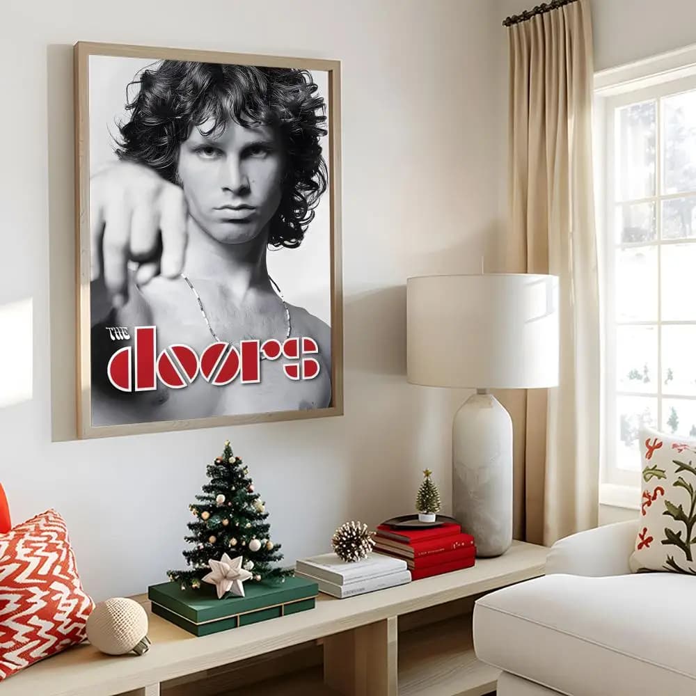 Affiche de groupe de Rock D-Doors Jim Morrison, Design artistique, décor mural Premium pour chambre 