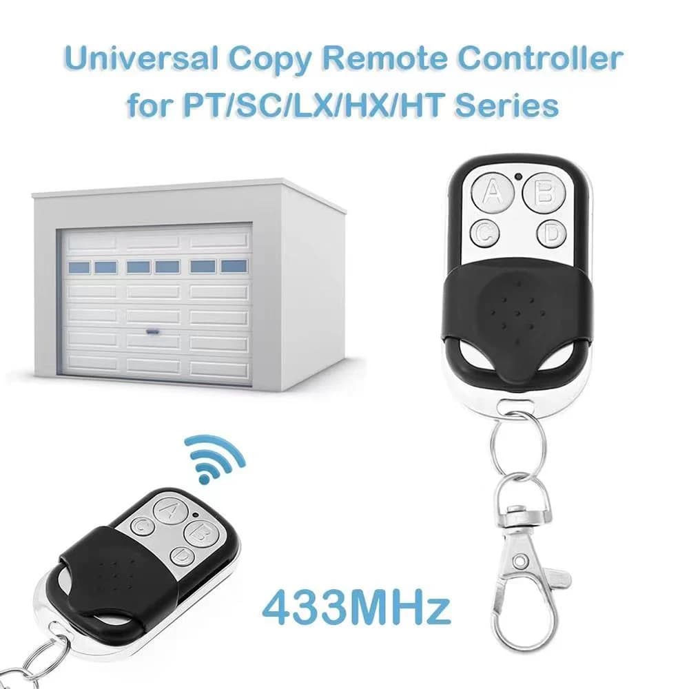 Télécommande universelle 433 MHz pour portes électriques, clés de télécommande pour portails, comman
