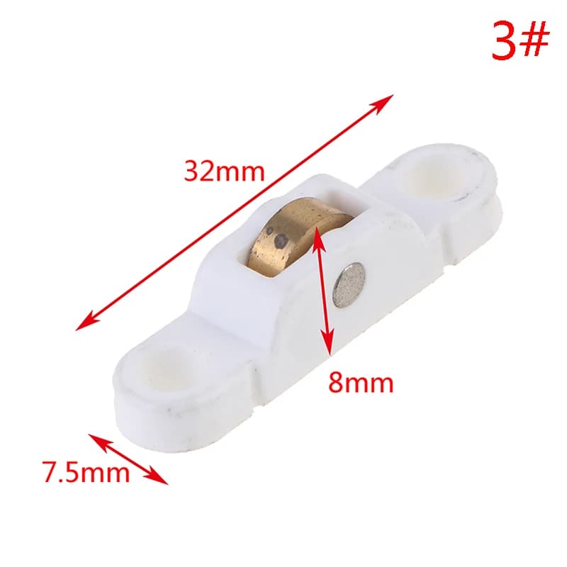Roulettes de porte marketen acier inoxydable, armoire à roulettes, roulettes en cuivre, glissières d