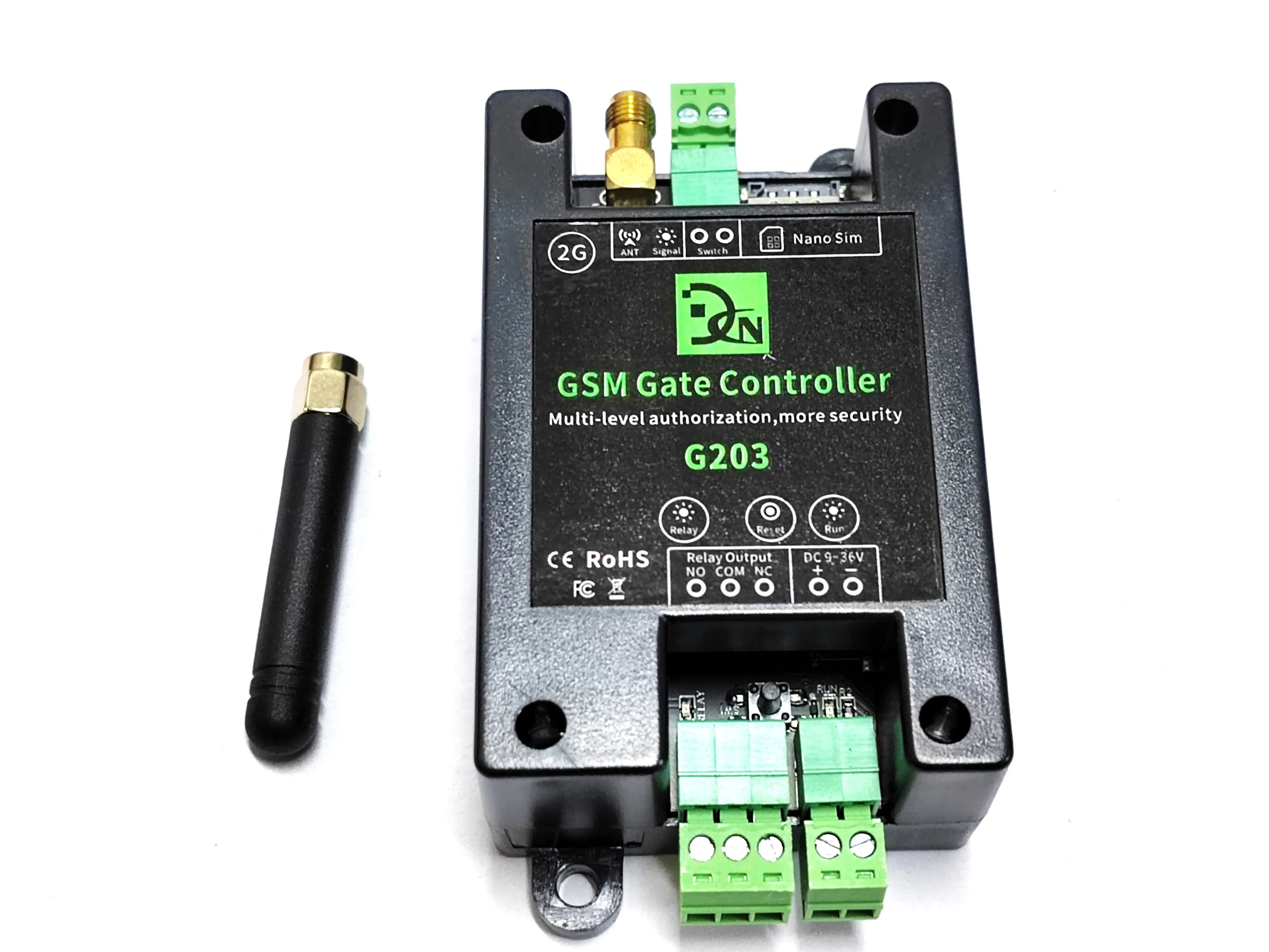 Contrôleur de porte G203 GSM 4G LTE, télécommande SMS, interrupteur de relais marche/arrêt pour ouvr