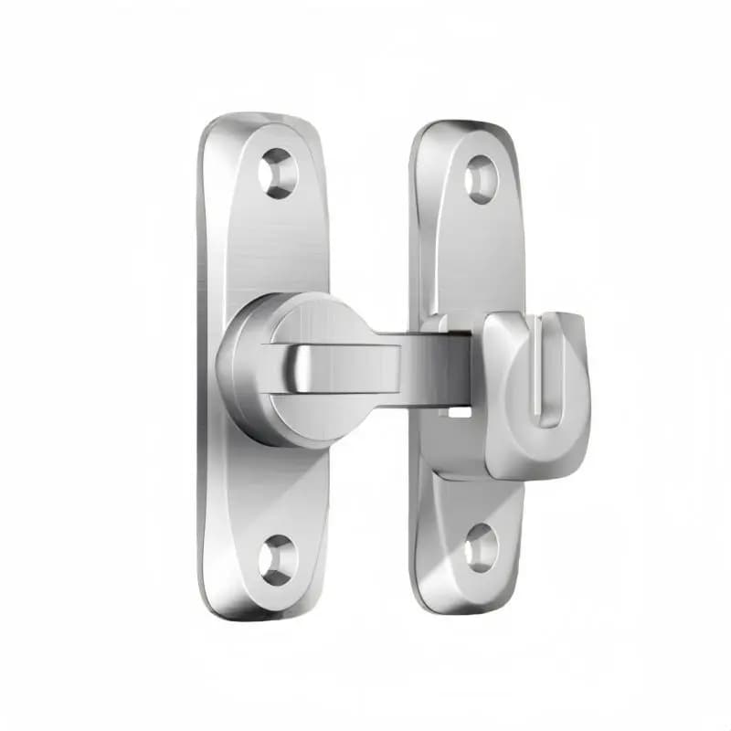 Serrure de porte à bascule à 90/180 degrés, sécurité domestique, loquet de porte coulissante, petits