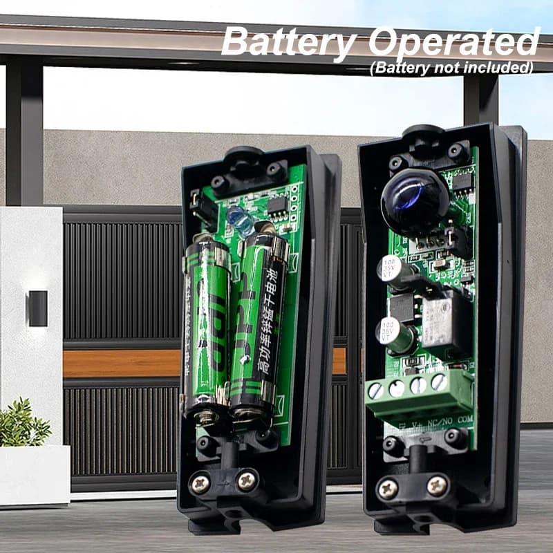 Porte coulissante de garage 12m porte coulissante porte barrière barrière Faisceau de sécurité Capte