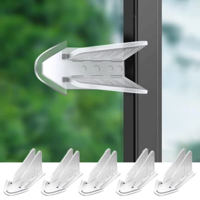 Serrure de Protection de fenêtre de porte coulissante, serrure de sécurité pour enfants, serrures co