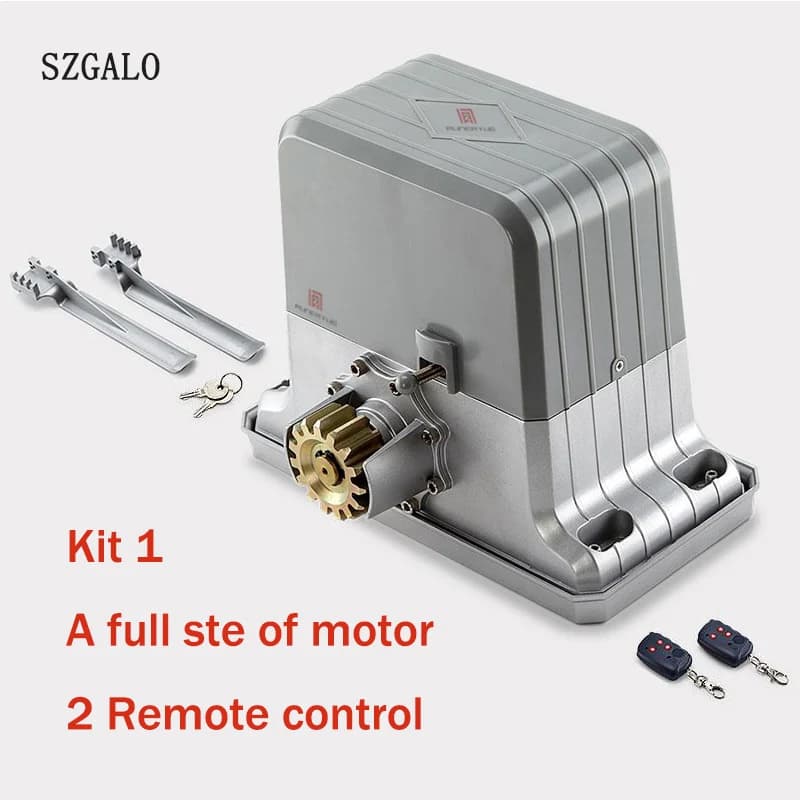 KIT complet de moteurs électriques de porte coulissante de 1000 à 1800kg, ouvre-porte automatique, o