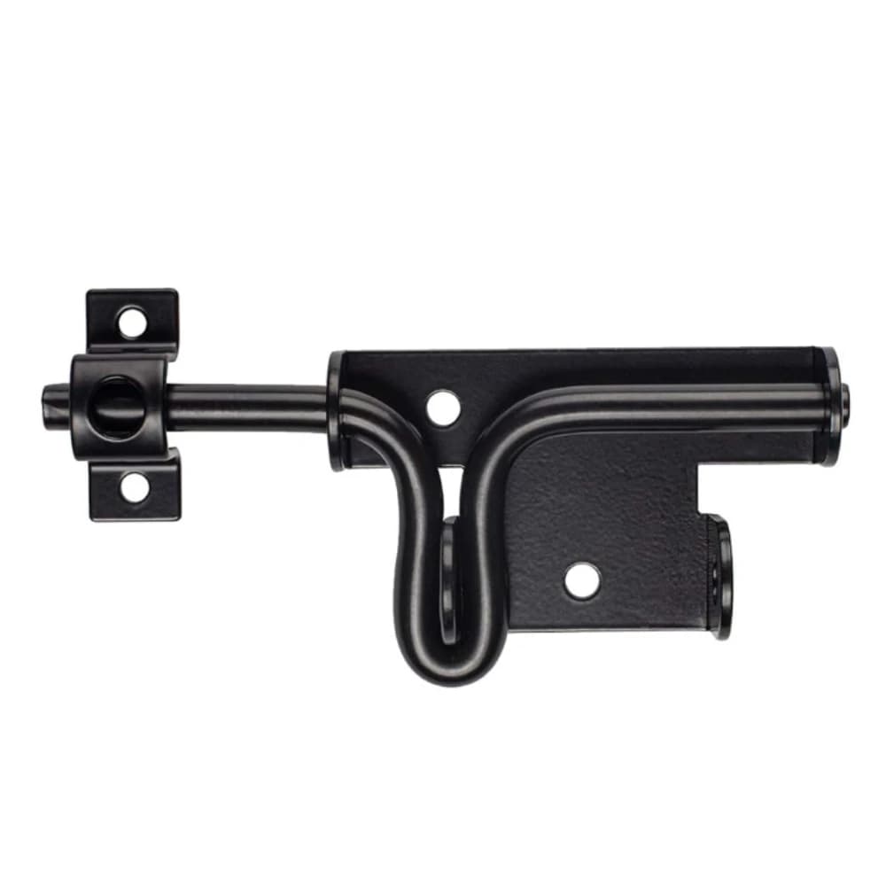 Loquet de Porte à Boulon Coulissant pour Clôture en Bois, Serrure avec Trou de Cadenas, Robuste, Bar