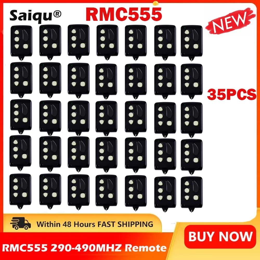 Télécommande de porte de Garage 35 pièces, contrôle de porte électrique RMC555 250-450MHZ, télécomma