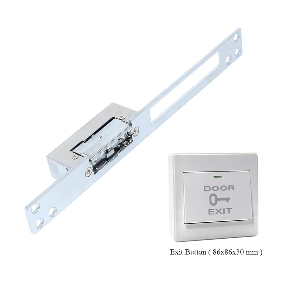 Serrure à gâche électrique DC 12V pour porte en bois, métal, PVC, sans type, mise sous tension bloqu