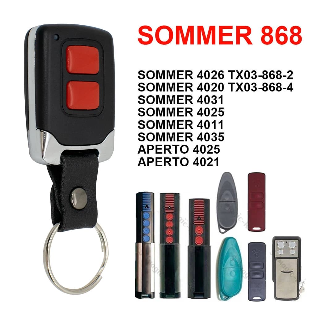 Télécommande de portail 868 MHz / 434,42 MHz Tx03 434 4 XP 4020 TX03-868-4 4026 4031 pour ouvre-port