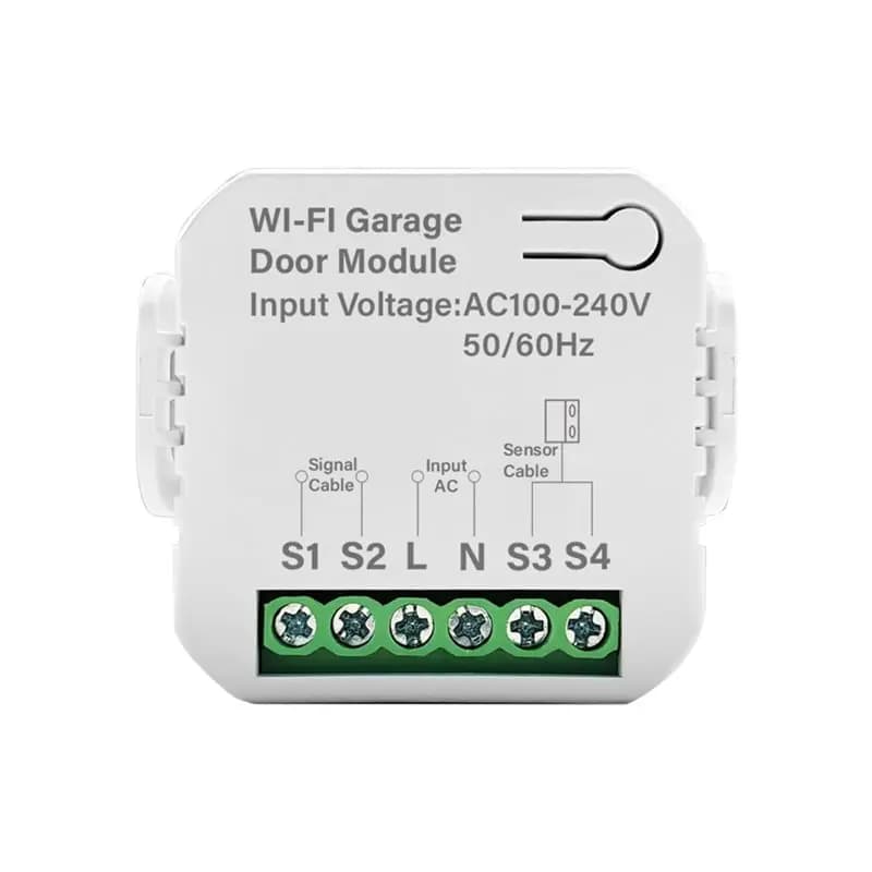 ABUO-Smart Wifi Ouvre-porte de garage universel sans fil, télécommande, interrupteur de portail, cap