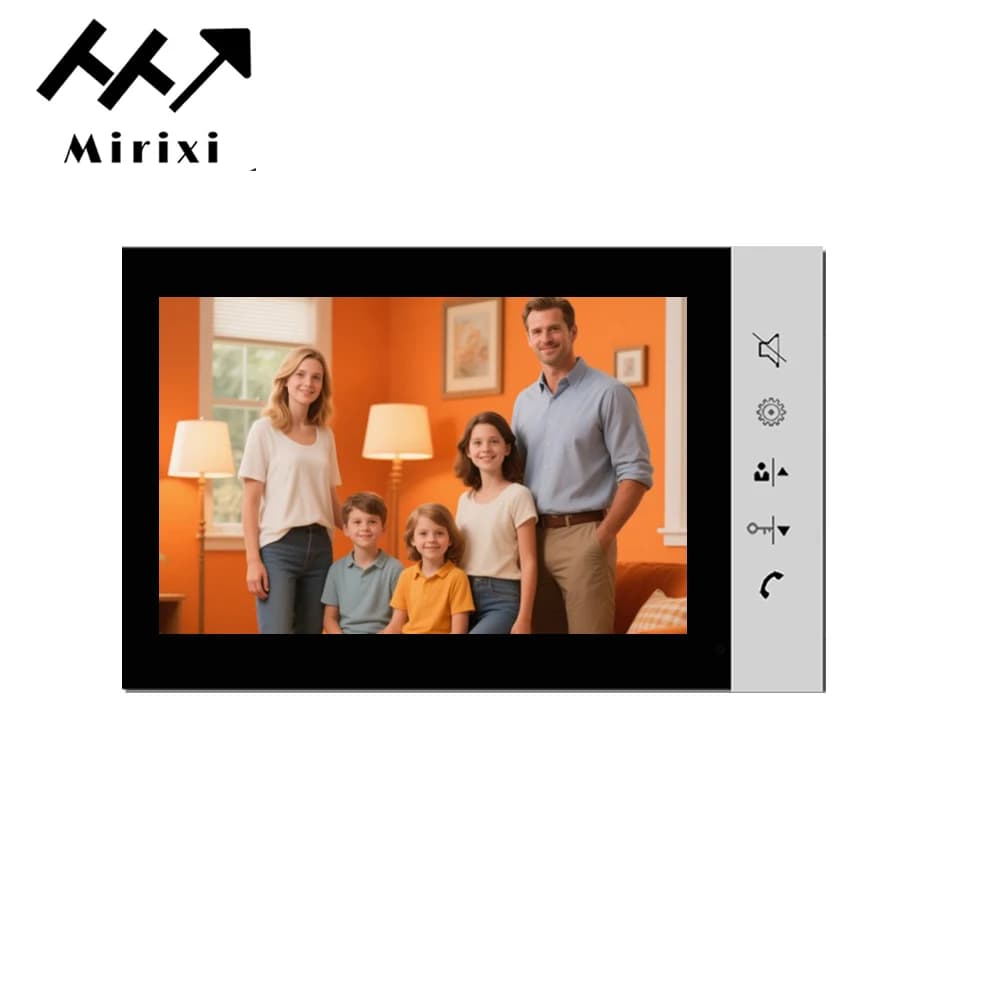 Interphone vidéo de 7 pouces, moniteur d'intérieur unique pour Villa et appartement, filaire, Signal