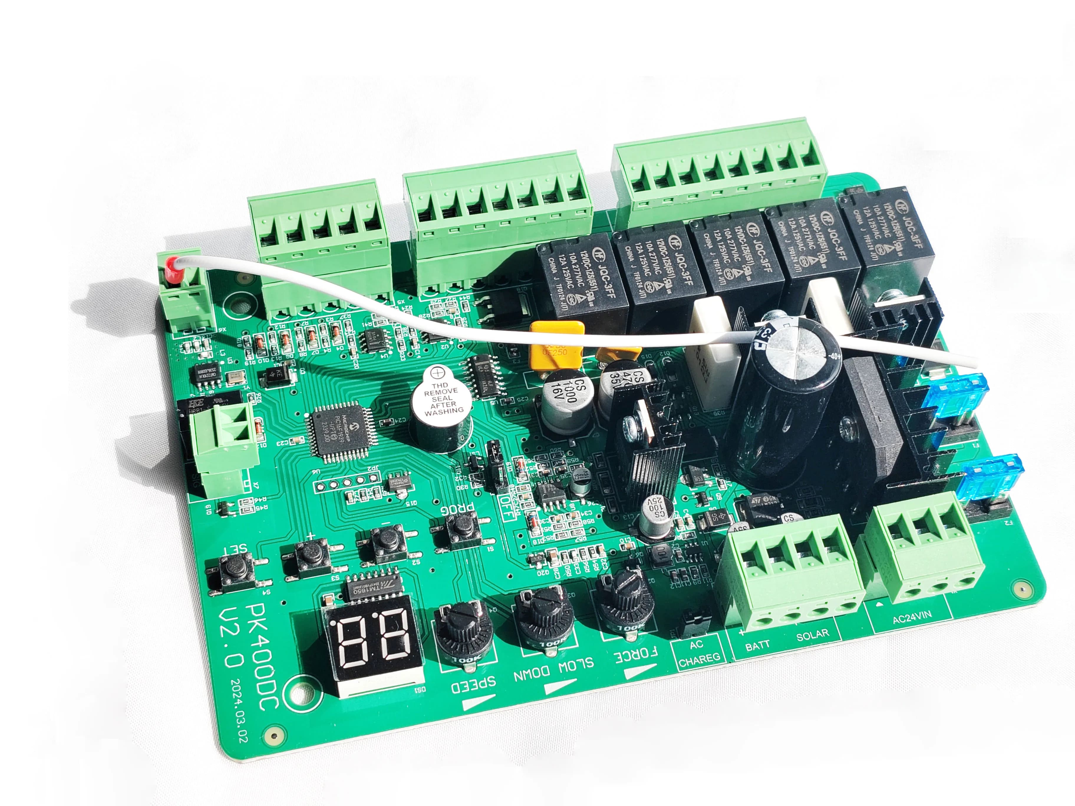 Carte de commande DC24V PK400DC pour ouvre-porte battant automatique à double bras, système de contr