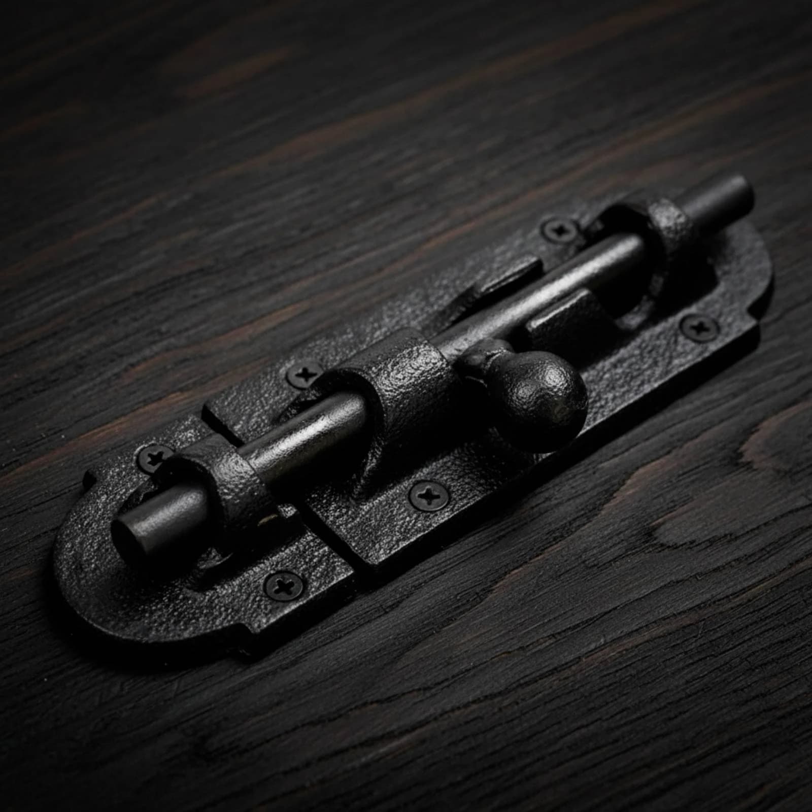 Loquet de porte coulissant de style antique, verrou de portail coulissant, quincaillerie extérieure 
