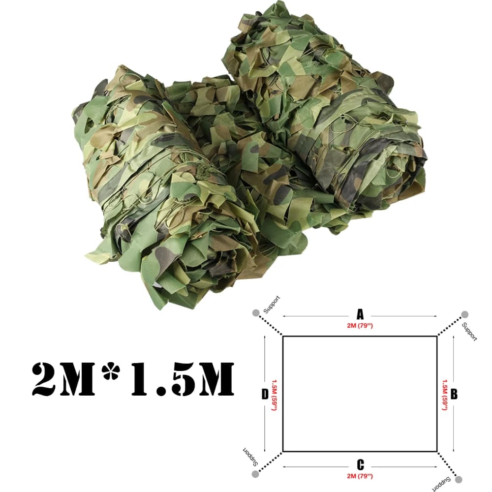 Filet de Camouflage pour Camping en plein air, pare-soleil en maille pour bâtiments de jardin, clôtu
