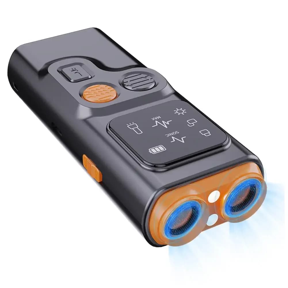 Dispositif anti-aboiement pour chiens, dispositif anti-aboiement, écran HD, lampe de poche LED, arrê