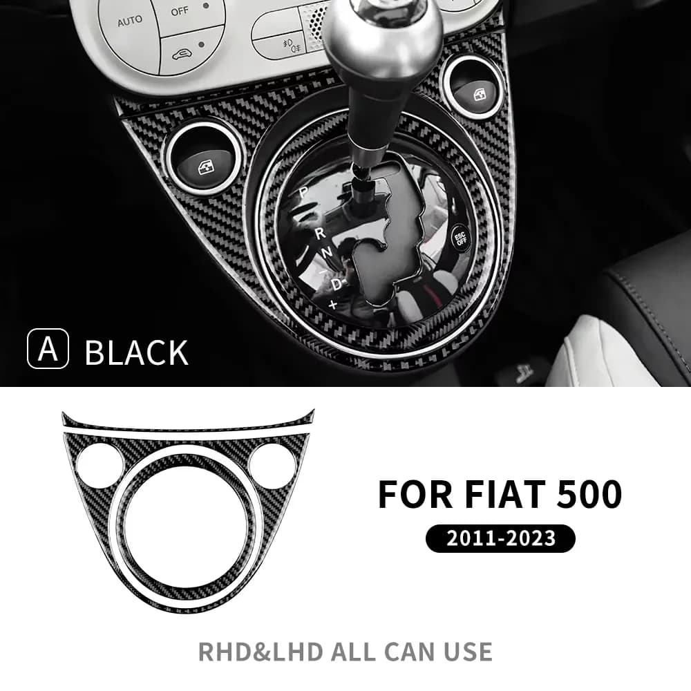 Pour Abarth 595 2016 2017 2018 2019 2020 2021 2022 2023 Pour Fiat 500 2011-2023 Garniture de levier 