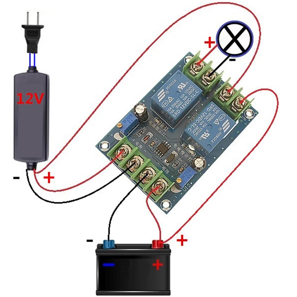 Module de commutation automatique d'alimentation 12V 10a, panne de courant vers carte de commande de