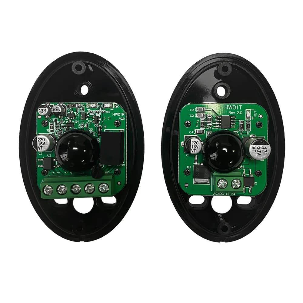 Cellule photoélectrique étanche IP55 12 ~ 24V, capteur de sécurité pour porte automatique, alarme, c