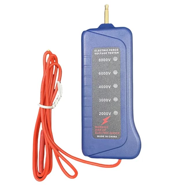 Testeur de clôture électrique 2000V-8000V, voltmètre de clôture électrique pour maison, jardin, chev