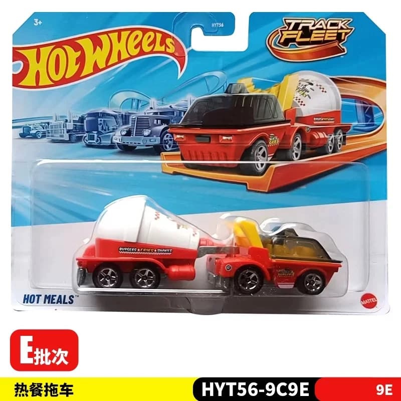 Hot Wheels – voiture en alliage moulé sous pression Volvo 240, remorque de transport pour camping-ca