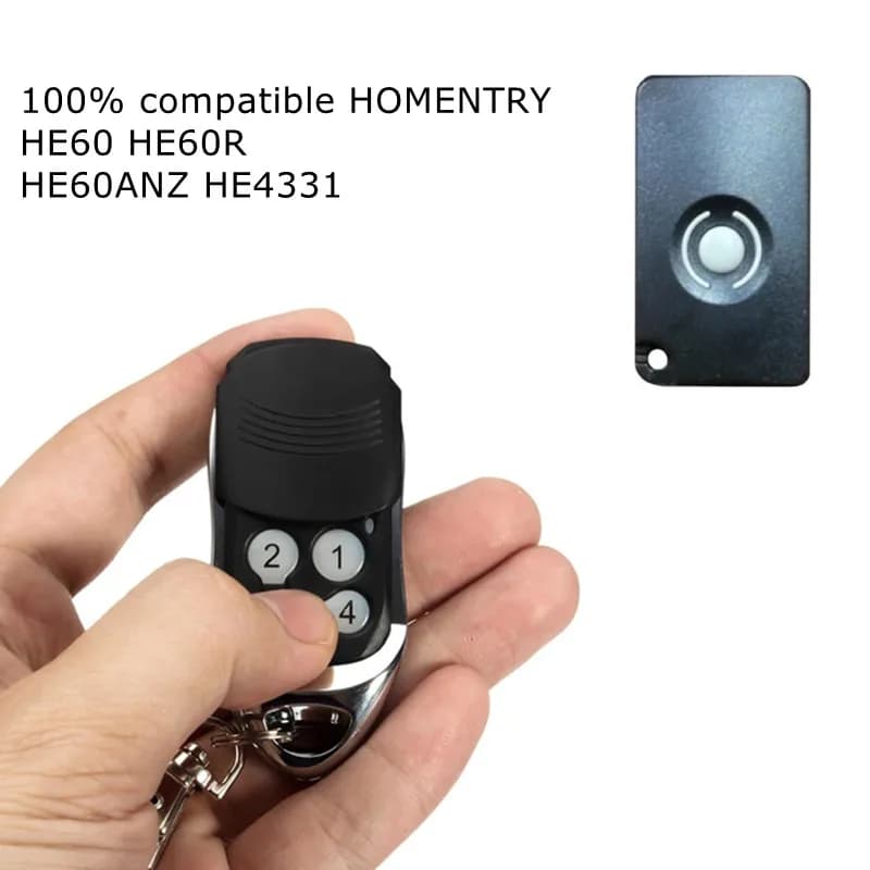 HOMENTRY HE4331 HE60 HE60R télécommande 433 MHz émetteur pour ouvre-porte de garage