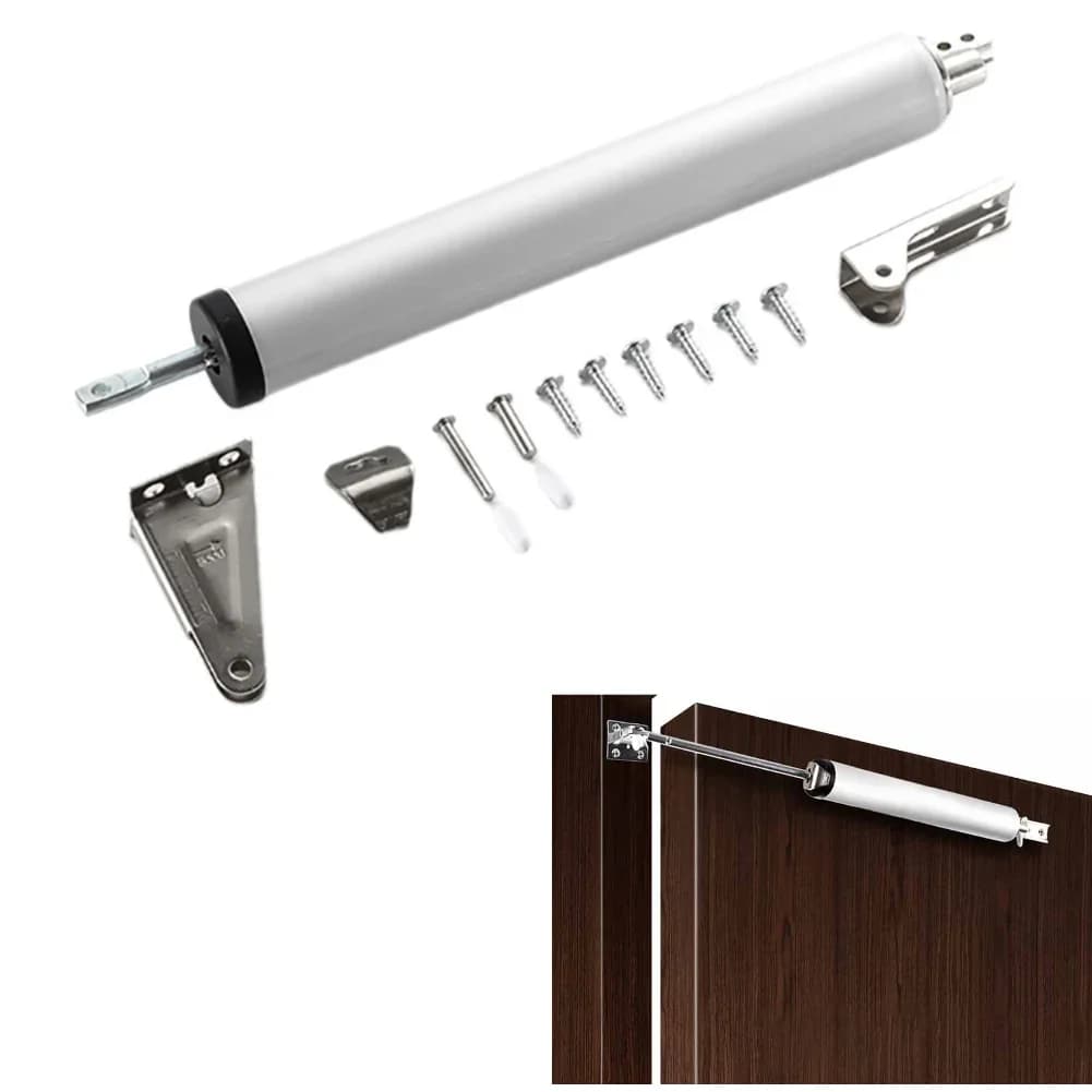 Ferme-porte hydraulique à ressort métallique, polyvalent, résistant au feu, pour usage résidentiel e