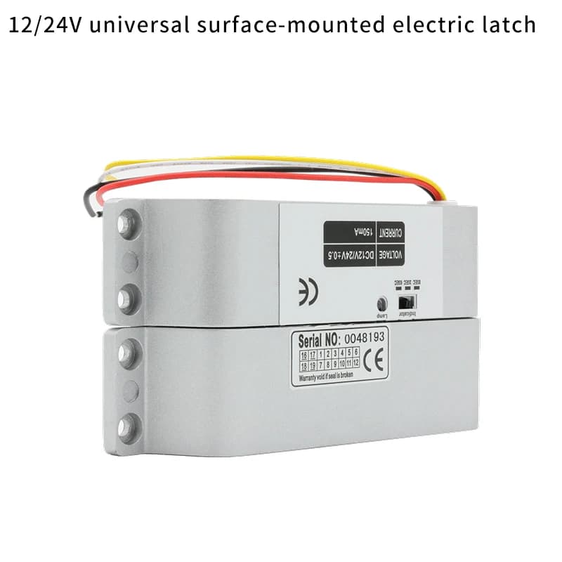 12V ou 24V Exposés Électrique Loquet Porte En Bois, Porte En Fer, Porte Coupe-Feu, Réglage du Retard