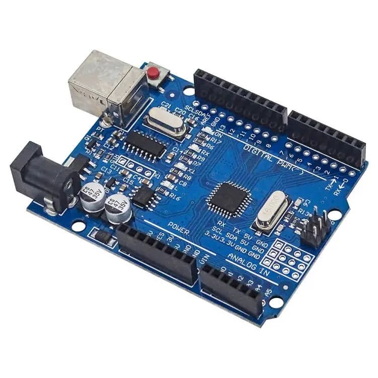 Carte de développement UN0 R3 ATmega328P avec en-tête de broche et câble Compatible avec les projets