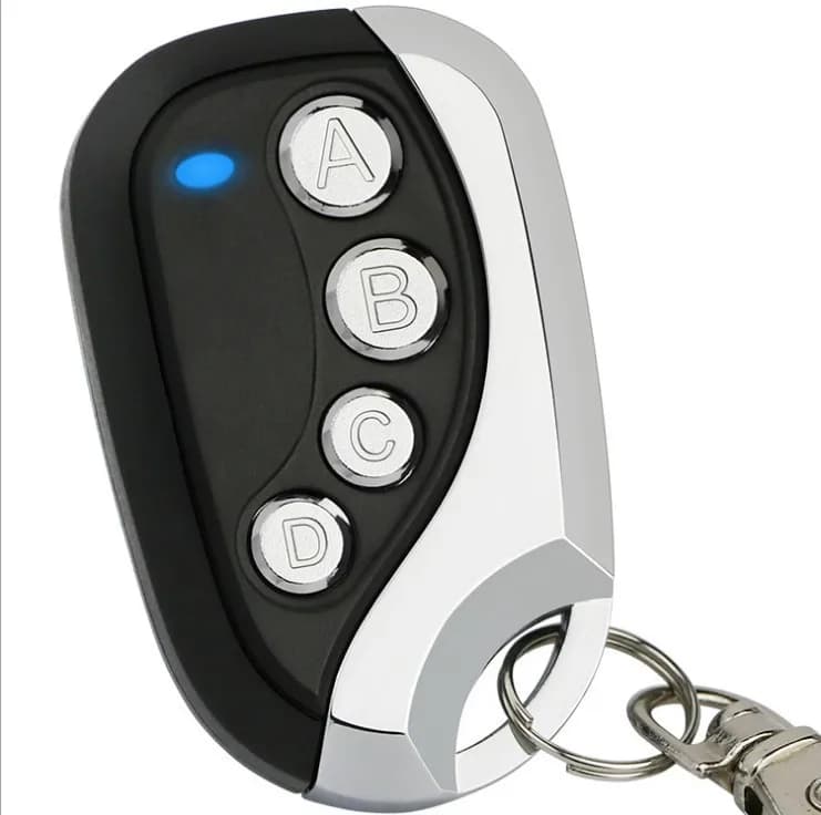 Duplicateur de copie intelligent 433MHz, télécommande RF sans fil, 4 boutons, porte de Garage électr