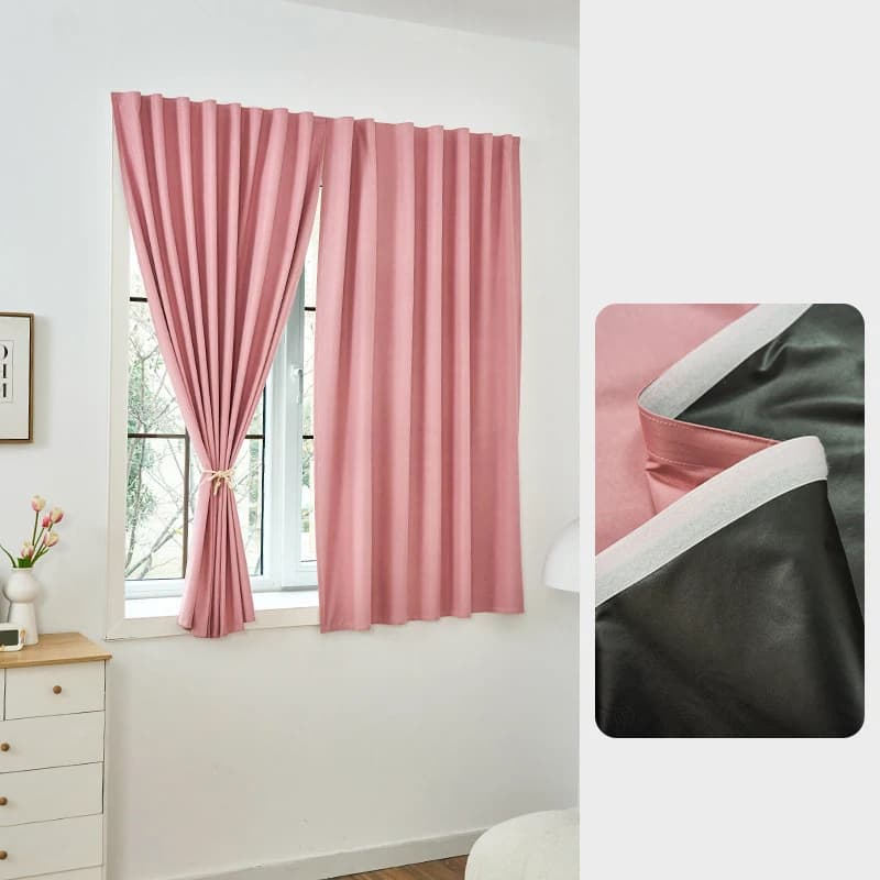Rideaux occultants auto-adhésifs, pare-soleil, Protection de la vie privée, pour chambre à coucher, 