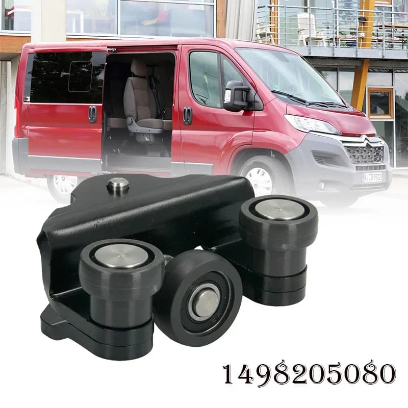 1498205080 Rouleau inférieur de porte coulissante Droit/Gauche Compatible avec Citroën FIAT Scudo Pe