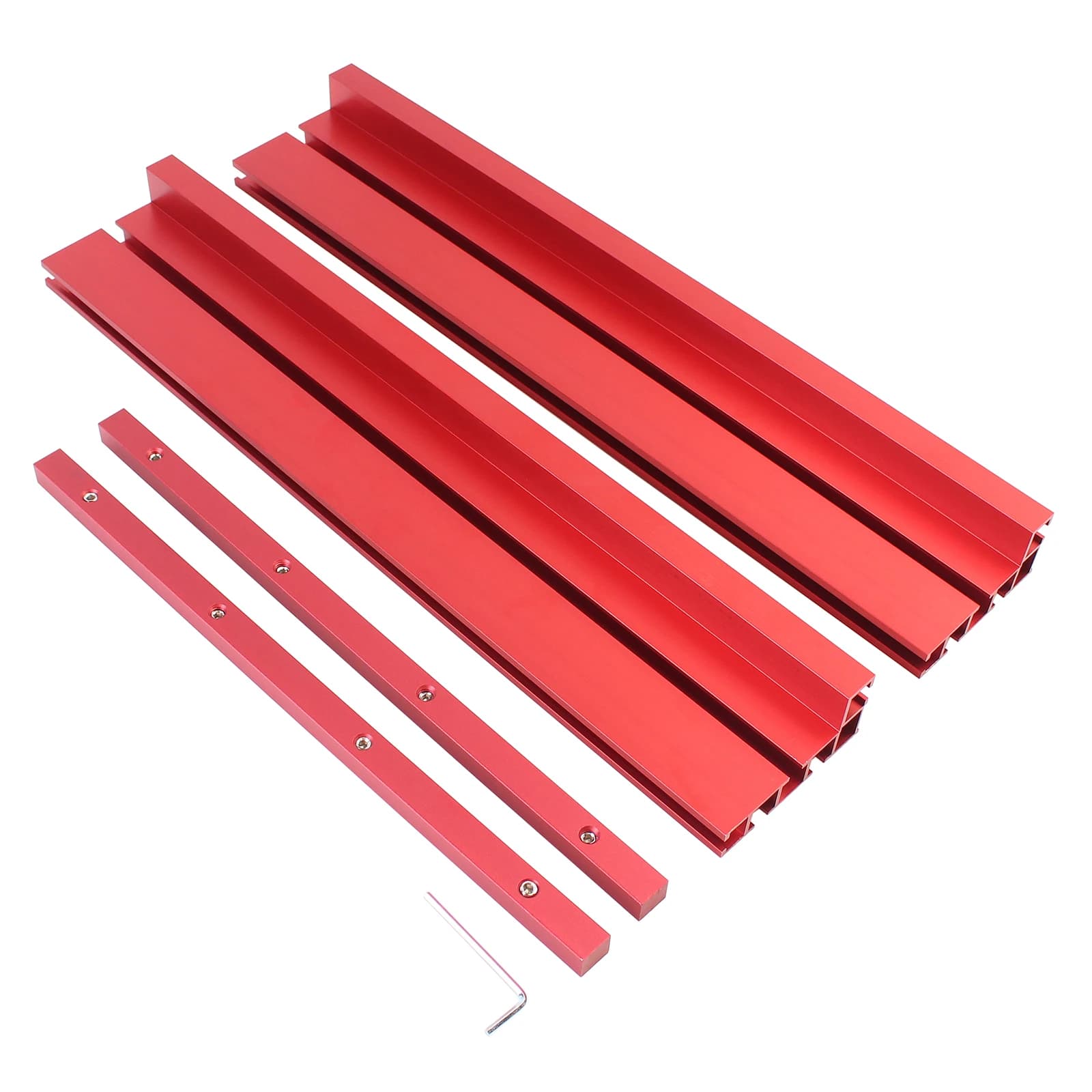 1 ensemble de clôture d'épissure de 80cm avec bandes de connexion, clôture de Table de routeur en al