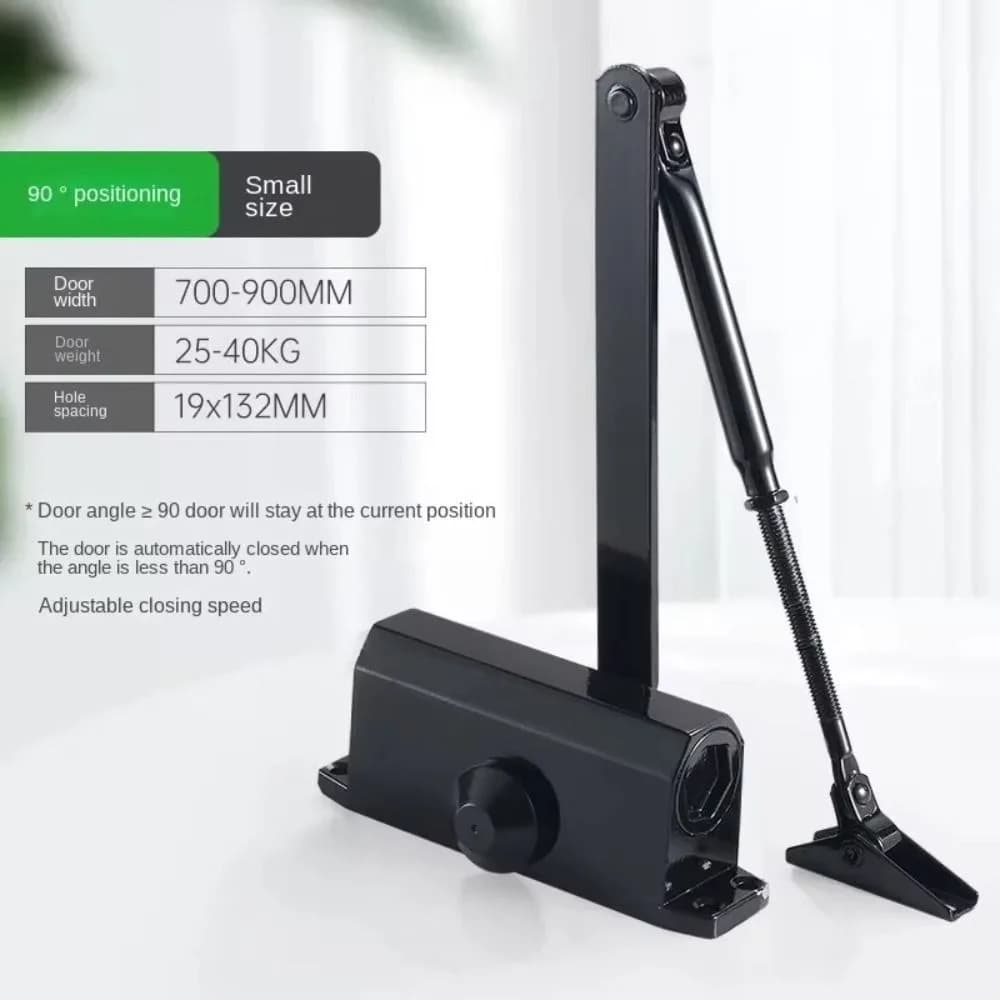 Nouveau Ferme-porte automatique vitesse réglable 25KG à 85KG support de protection tampon de fermetu