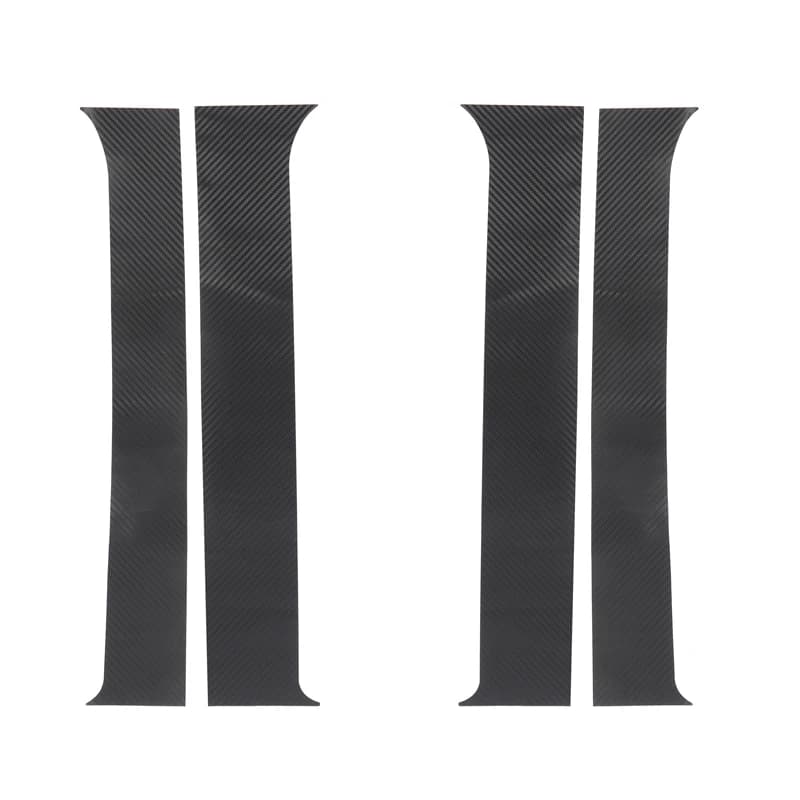 TTOPLINK PVC fibre de carbone fenêtre extérieure Center pilier autocollant décoration couverture pou