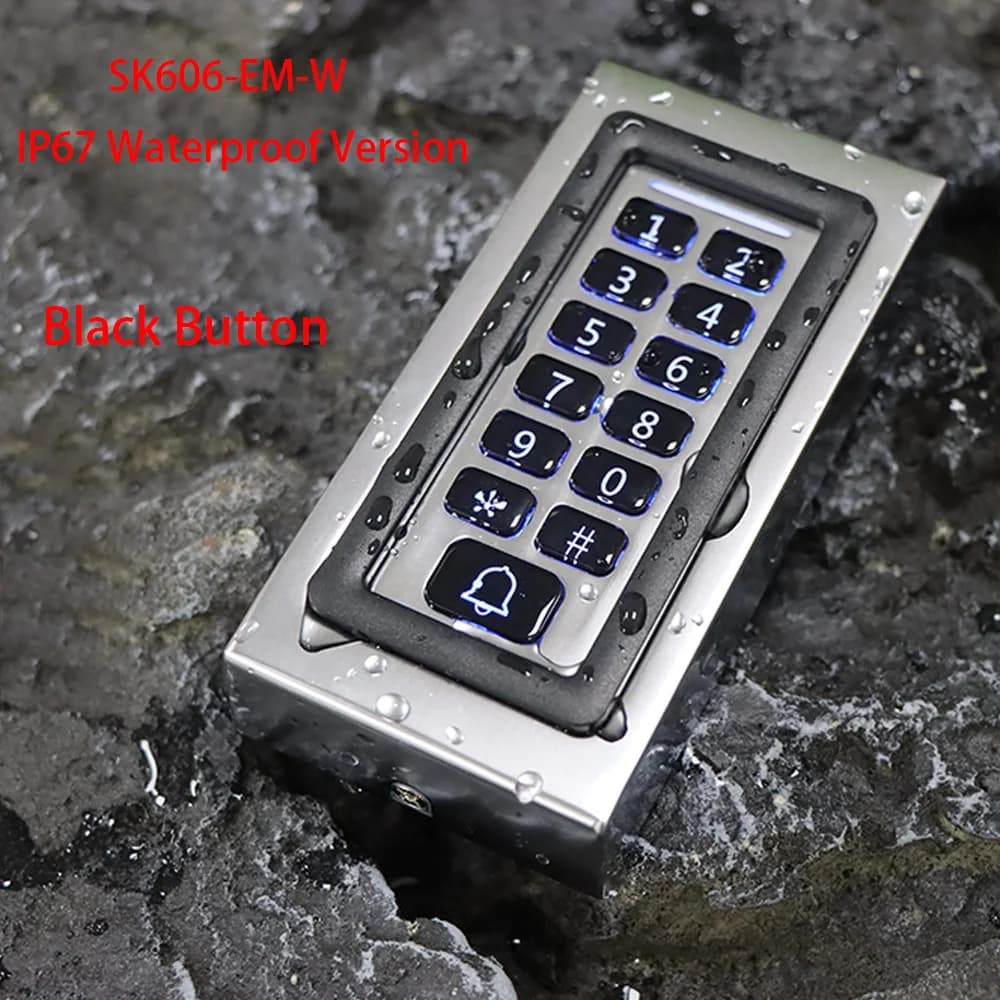 Clavier de contrôle d'accès RFID, lecteur Digicode, boîtier métallique et clavier, étanche IP67, lec