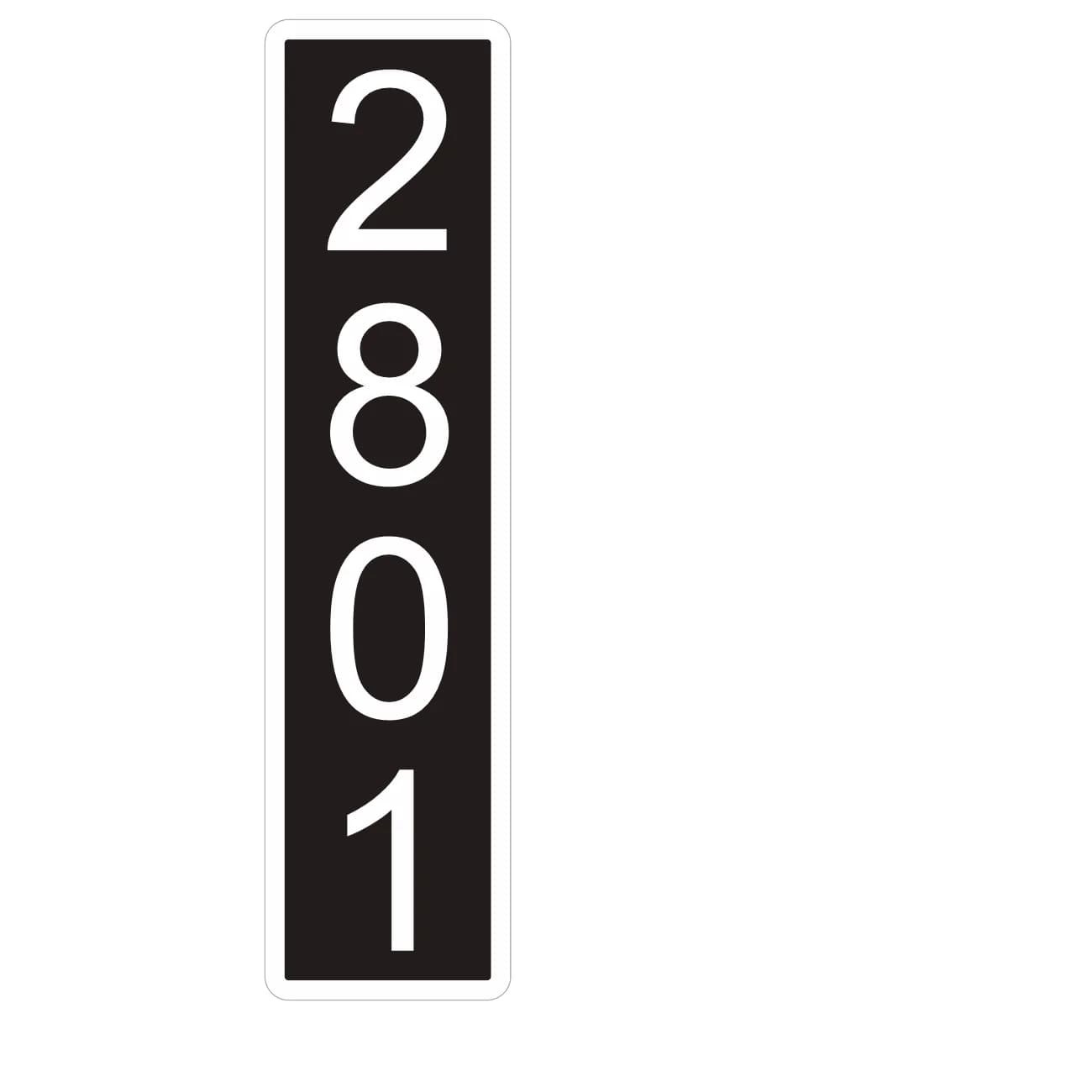 Plaques de numéros de maison personnalisées en PVC acrylique, étanches pour extérieur, pour maison, 