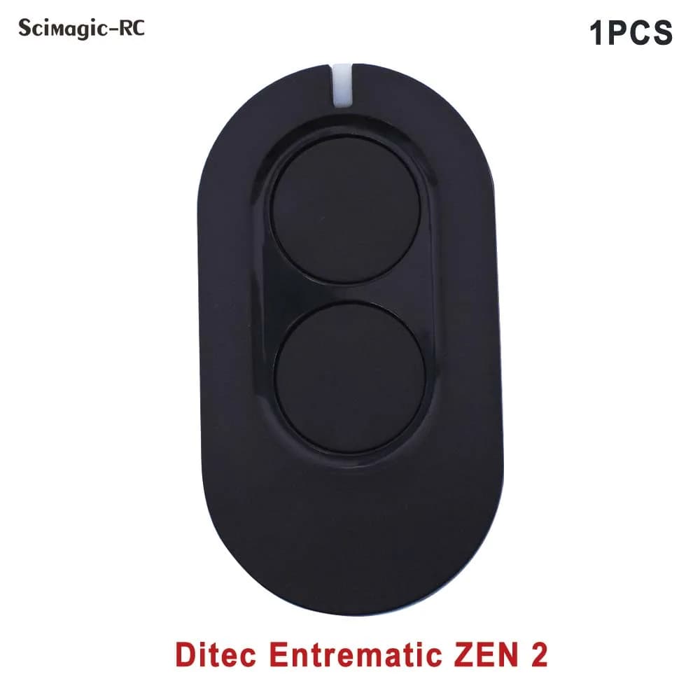 Télécommande portable DITEC ZEN 2 ZEN4 pour ouvre-porte de garage 433 MHz à code roulant, porte-clés