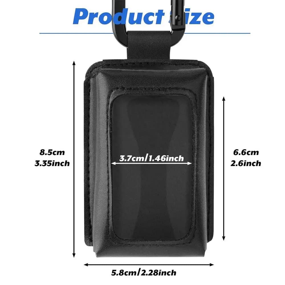 Étui pour ouvre-porte de garage avec mousqueton, support universel anti-perte portable avec mousquet