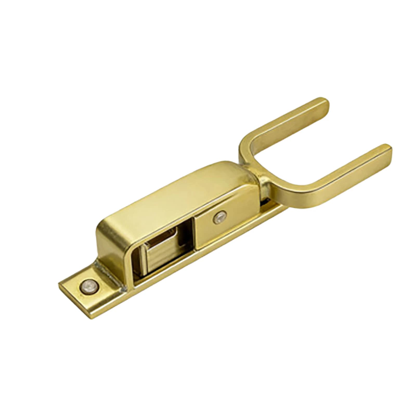 Loquet de porte en métal robuste à fermeture rapide avec ressort, loquet de sécurité extérieur pour 
