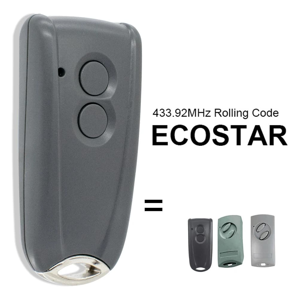 Ecosta ECOSTAR – télécommande de porte de Garage Compatible RSE2, transmetteur de Code roulant 433Mh