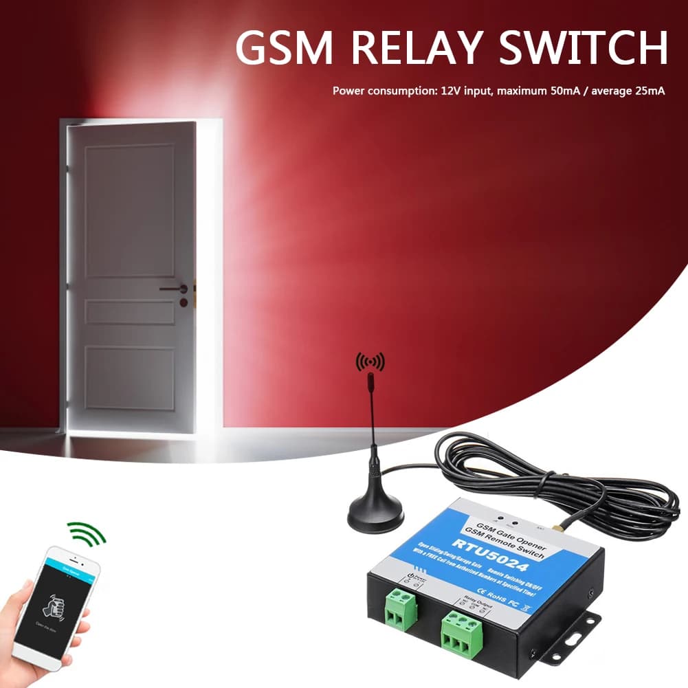 Module de contrôle GSM RTU5024 pour l'automatisation des portails