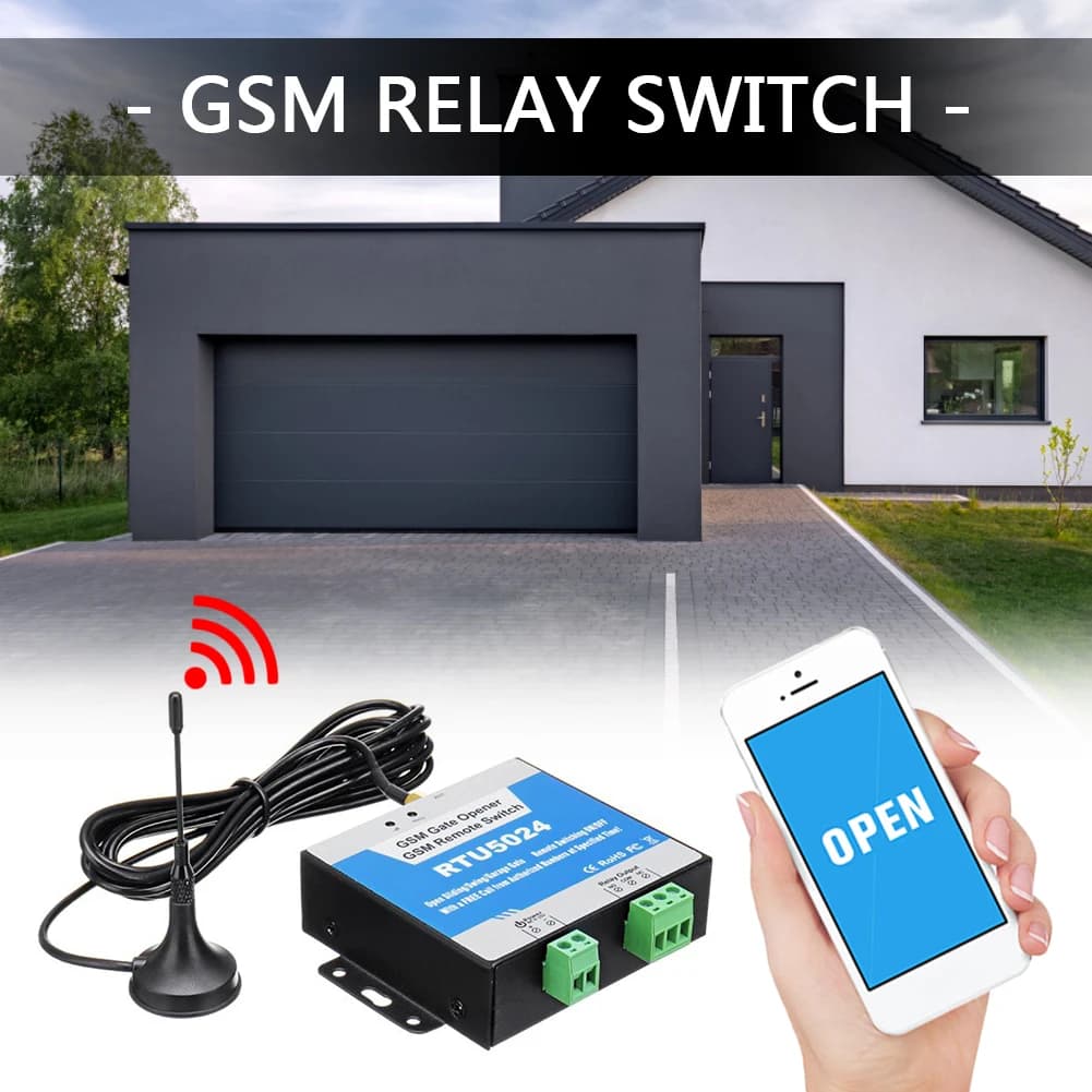 Module de contrôle GSM RTU5024 pour l'automatisation des portails