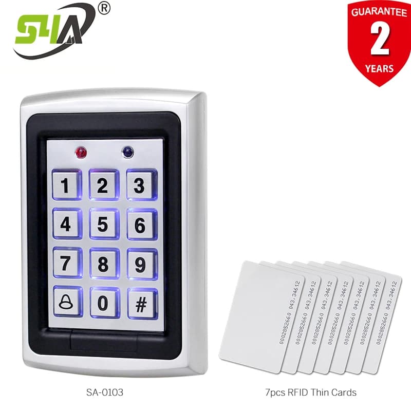 Clavier de contrôle d'accès en métal S4A RFID