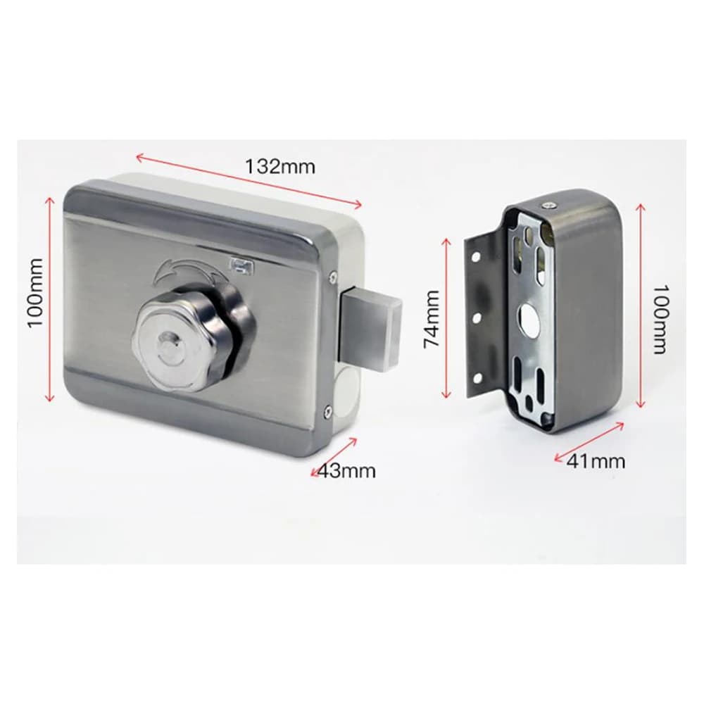 Serrure électrique en métal DC12V