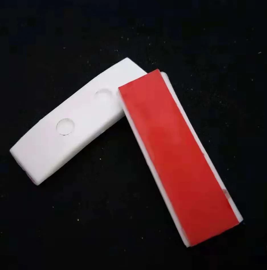 Poignée de porte en caoutchouc blanc UPVC