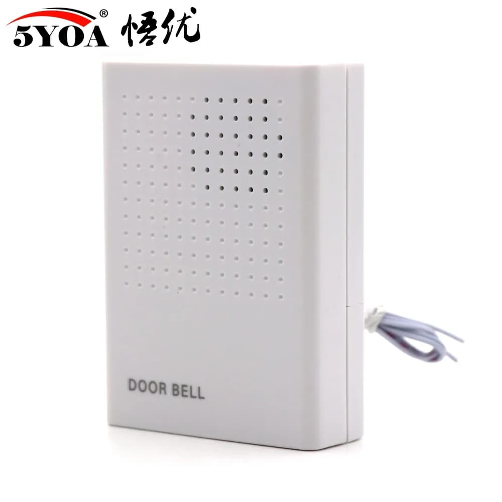 Sonnette de porte 12V filaire et batterie