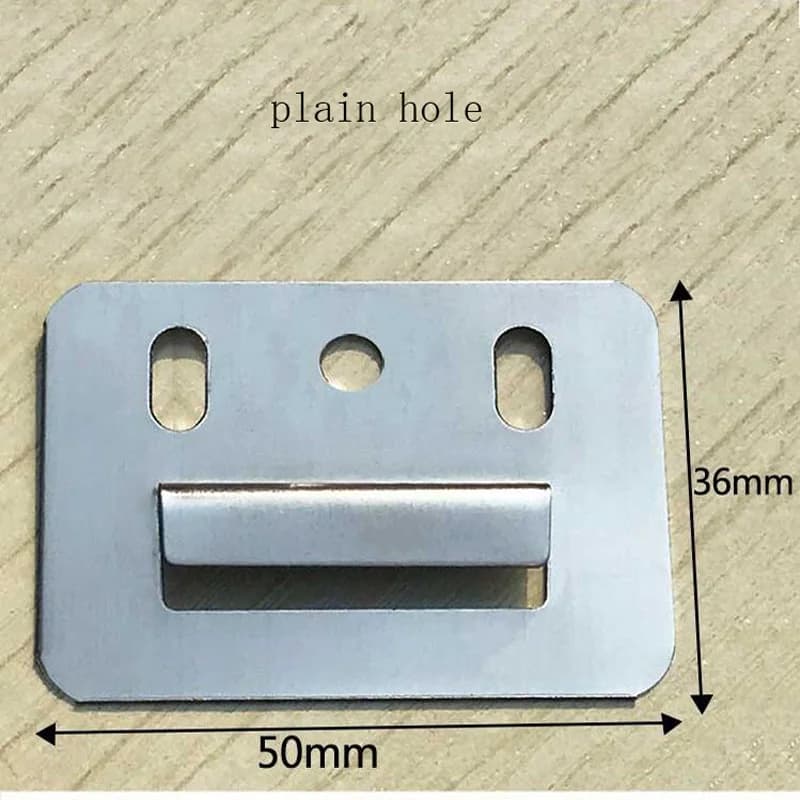 Fixation à Clip en acier inoxydable