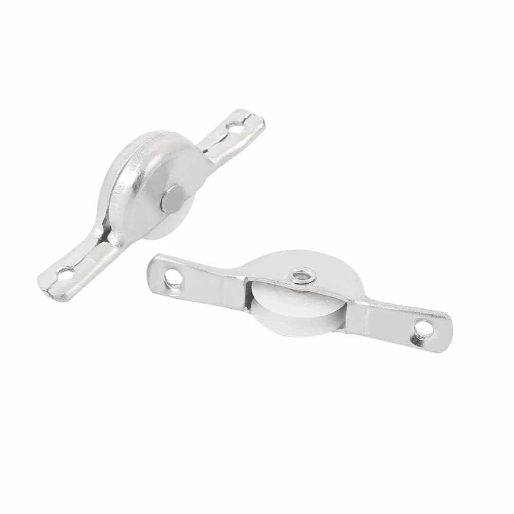Uxcell-Roulettes/Roues/Poulie Argentées pour Porte Coulissante